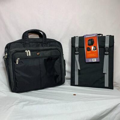 #408 Back Pack and Brief Case