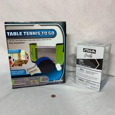 #414 Table Tennis To Go  & 38 Balls
