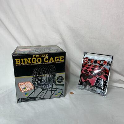 #421 Deluxe Bingo & Checkers games