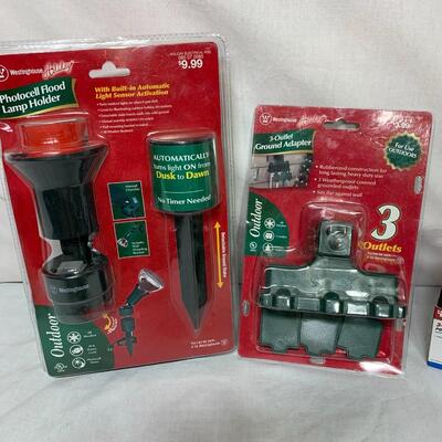 #455 misc Electrical plugs lights 