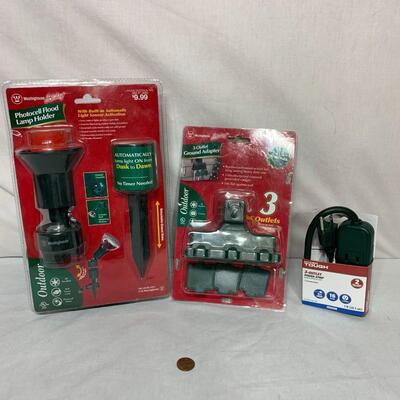 #455 misc Electrical plugs lights 