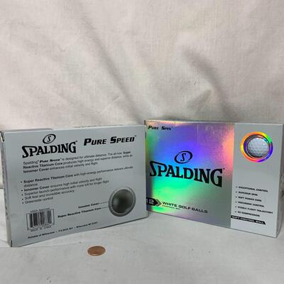 #493 24 Spalding Pure Speed Golf Balls