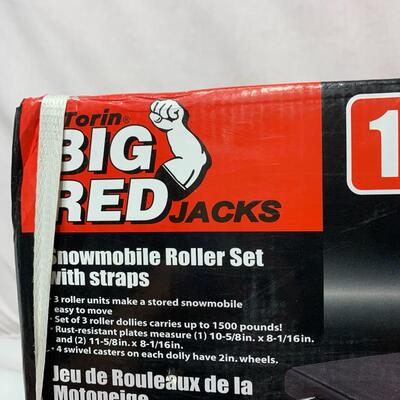 #495 Snowmobile Roller Set with Straps