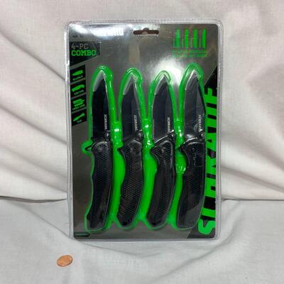 #524 Schrade 4 pack Knives