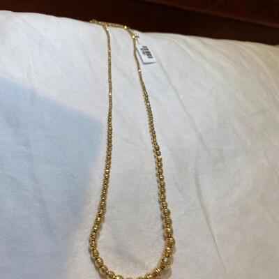 10 k yellow gold necklace