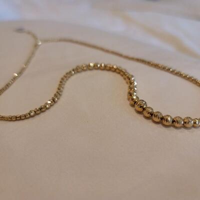 10 k yellow gold necklace