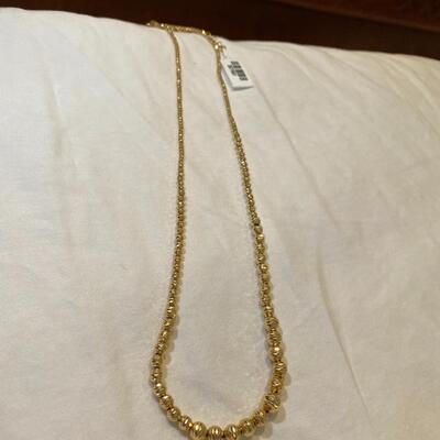 10 k yellow gold necklace