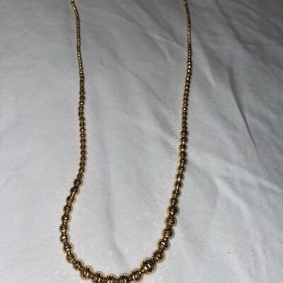 10 k yellow gold necklace