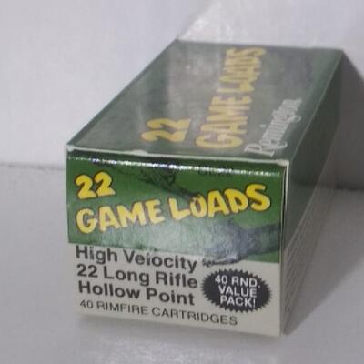#660 80 22LR Game Loads High Velocity 22LR Hollow Point Rimfire Cartridges