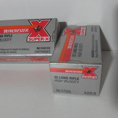 #662   100 Winchester Super-X 22LR Cartidges - 2-boxes of 50