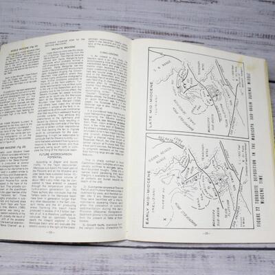 Vintage Geology Guide Book with Fold Out Maps