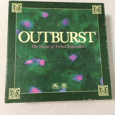 Outburst The game of verbal explosions board game