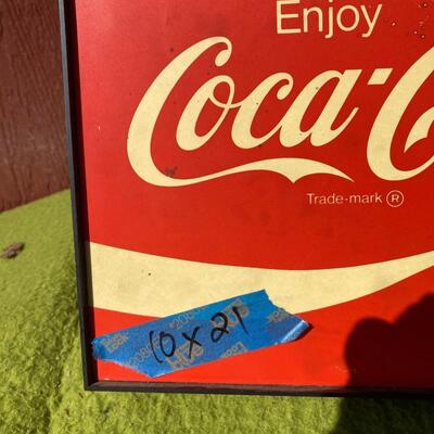 Vintage 1970's Electric Coke Clock Sign by Ridan Displays Coca Cola