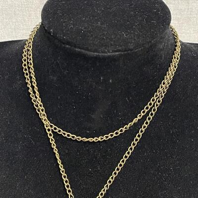 Long Mermaid Pendant Necklace