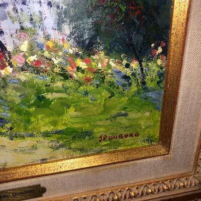 Original Jean-Pierre Dubord Oil Painting Approximate 14x10 without frame