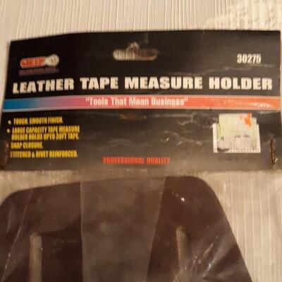 Lot of 5 Leather Tape Measure Holders