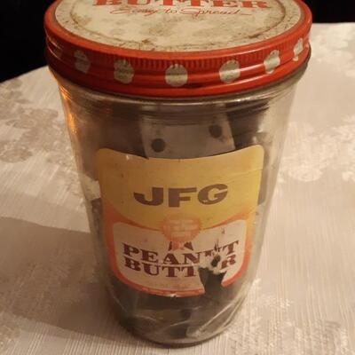 Large Vintage JFG Jar