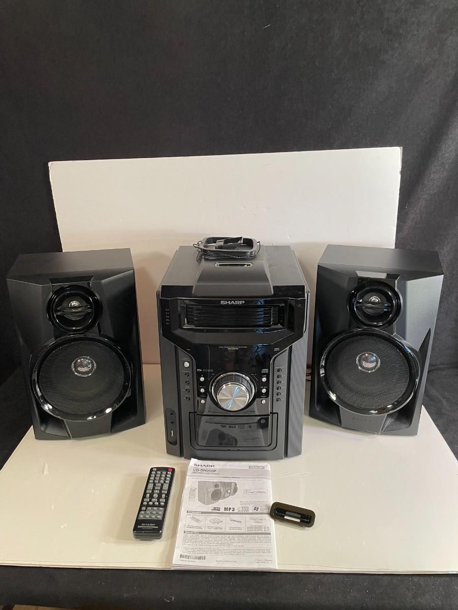 Lot 179 Sharp CDDH950P Mini Stereo Component System w/ Remote
