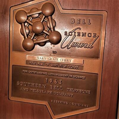 Lot #104  MidCentury Science Award - Dated 1965