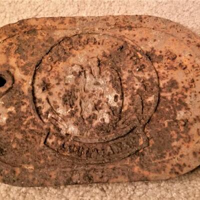 Lot #107  Old Cast Iron Jefferson Parish Water Cover