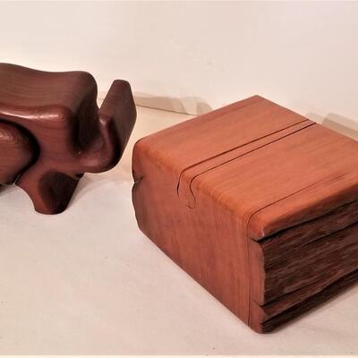 Lot #109  Pair of Hand Made Boxes - one a Puzzle Box