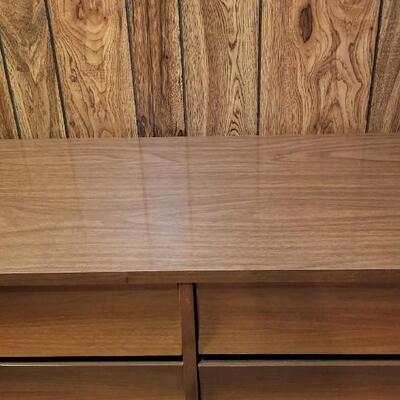 Lot #112  Handsome Piece of MidCentury Modern Furniture - 6 drawer chest, Johnson-Carper Co.