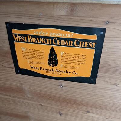 West Branch Cedar Hope/Blanket Chest