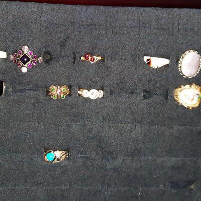 Lot  201 Jewelry Case Full of Jewelry