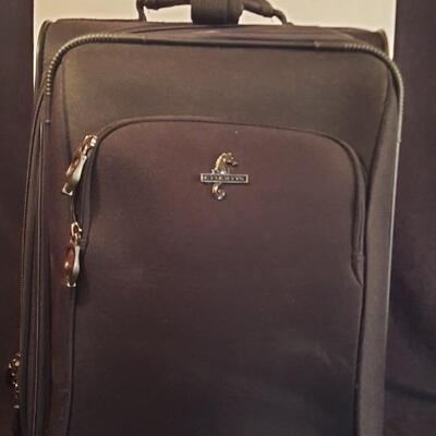Lot  202  Atlantic Black Carry-on Suitcase w/ Lock & Keys