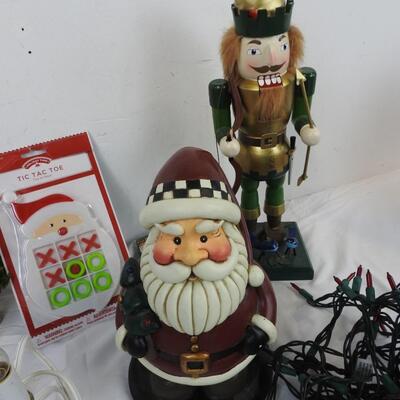 Christmas Lot, Nutcracker and Santa, Lights and Tree Decor, Hallmark ,Music CD
