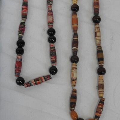 4 Beaded Necklaces, Costume Jewelry