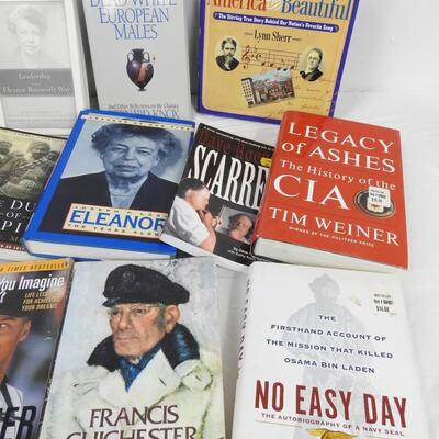 16 Non-Fiction Books/Memoirs: Crazy Horse -to- Eleanor