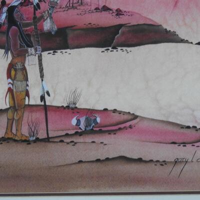 Native American Art Gary I. Colbert  Original Watercolor