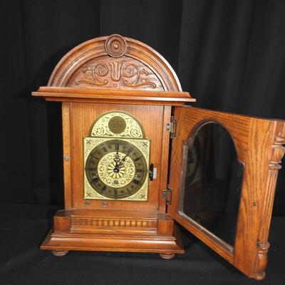 German Mantle Clock Tempus Fugite