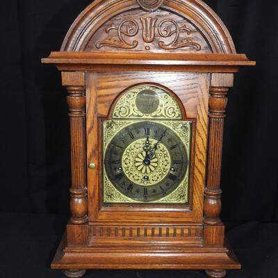 German Mantle Clock Tempus Fugite