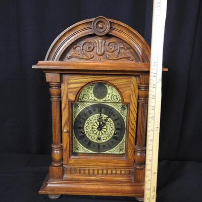 German Mantle Clock Tempus Fugite