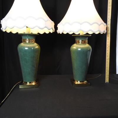 Forest Green Table Lamps