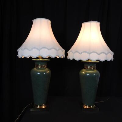 Forest Green Table Lamps