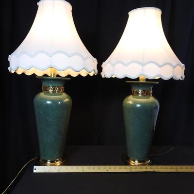 Forest Green Table Lamps