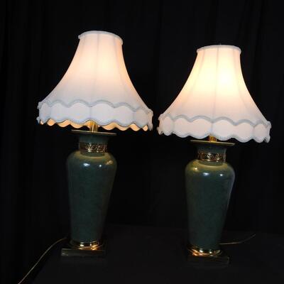 Forest Green Table Lamps