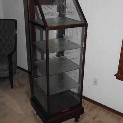 Etched Cherokee Territory Cabinet