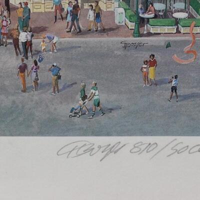 Vintage Disney Artist Charles Boyer Signed and Numbered Print 35th Anniversary