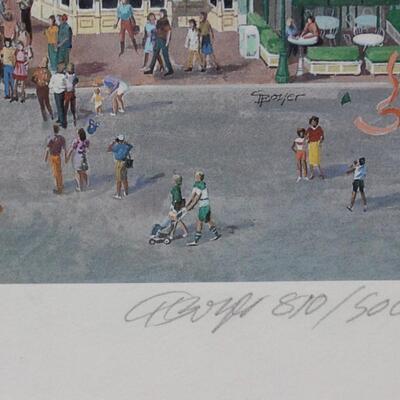 Vintage Disney Artist Charles Boyer Signed and Numbered Print 35th Anniversary