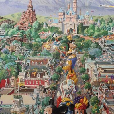 Vintage Disney Artist Charles Boyer Signed and Numbered Print 35th Anniversary