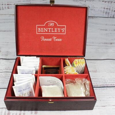 Bentley's Finest Tea Box with Various Kinds of Teas