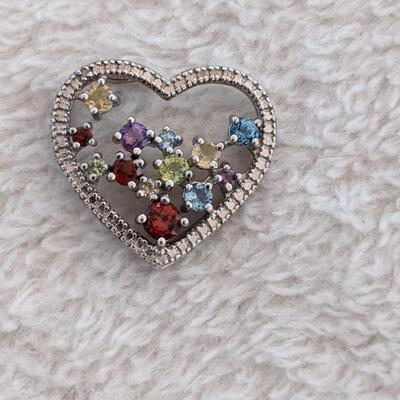 Lovely hair clips and heart pendant
