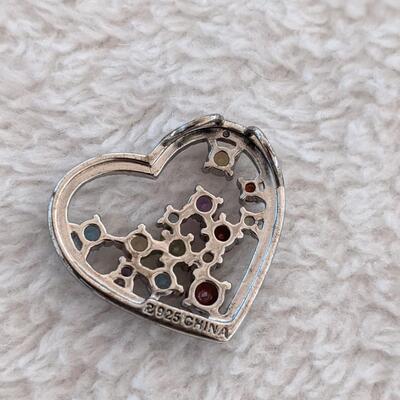 Lovely hair clips and heart pendant