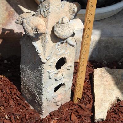 Concrete Decorative Bird House