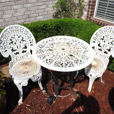 Cast Iron Garden Table & Chairs