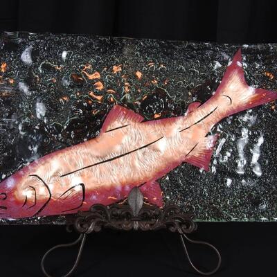 Bubble glass Salmon Platter